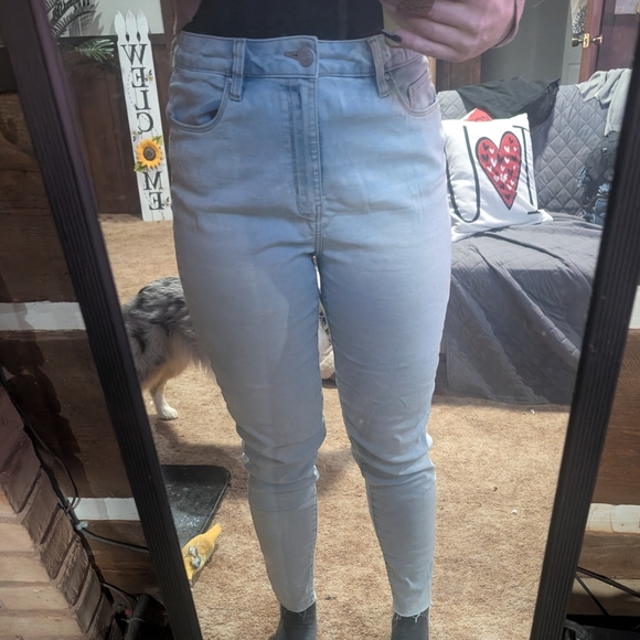 refuge Denim - Refuge Women's Light Blue High Rise Jeans